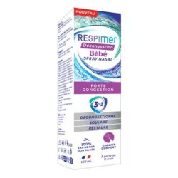 Respimer décongestion bébé spray nasal 3en1 à partir de 2 mois 100ml