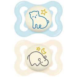 Sucettes Mam Supreme Nuit 2-6 mois x2