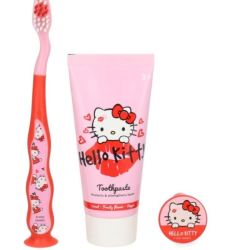 Hello Kitty - Kit brosse à dent + dentifrice