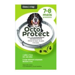 Elanco - Octo Protect collier antiparasitaire CHIEN de plus de 8kg - protection 7à8 mois