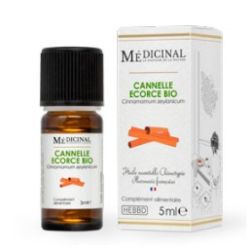 Medicinal huile essentielle d'écorce de cannelle bio (5 ml)