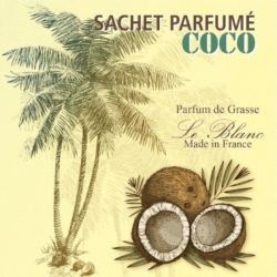 Sachet parfumé senteur 'coco'