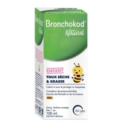 Bronchokod naturel - Toux sèche & grasse ENFANT 100ml