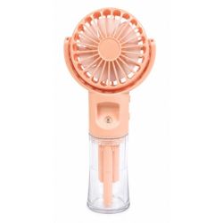 Brumisateur ventilateur rechargeable Noir / Blanc / Rose ( couleur aléatoire )