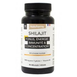 Nat&Form - SHILAJIT tonus,énérgie,immunité&concentration 90 gélules
