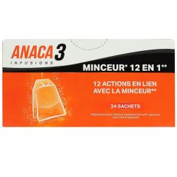 Anaca3 Infusion Minceur 12En1 Sachet 24