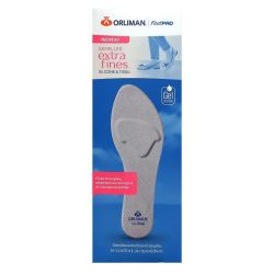FeetPad semelles extra-fines femme gel silicone et tissu taille 40/42