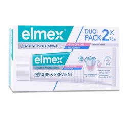 Elmex - Duo pack sensitive professional prévient & répare 2x75ml