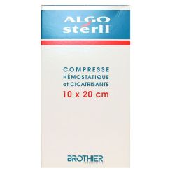 Algo Stéril 16 compresses hémostatiques et cicatrisantes 10x20cm