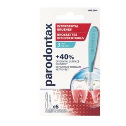 Brossettes interdentaires iso 3 0.6mm x6