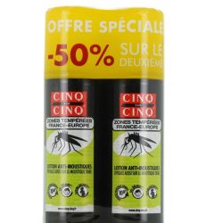 Cinq sur Cinq - Lotion anti-moustiques zones tempérées france-europe 2x100ml