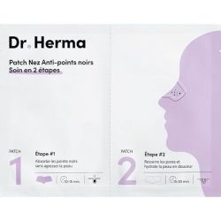 Dr.Herma Patch nez anti-points noirs soin en 2 étapes