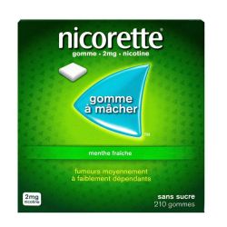 Nicorette gommes à mâcher menthe fraîche (S/S 210)