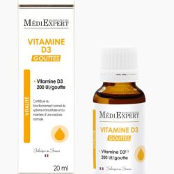 Médiexpert - Vitamine D3 gouttes 20ml
