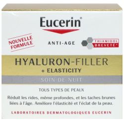 Eucerin - RECHARGE soin de nuit hyaluron filler et elasticity (50 ml)