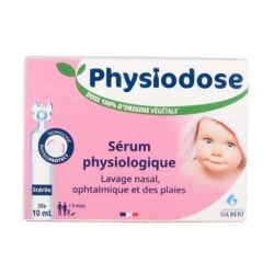 Physiodose sérum physiologique stérile 30 unidoses x10ml