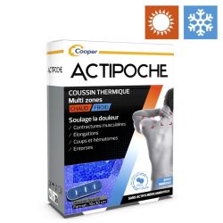 Actipoche coussin thermique multizone microbilles