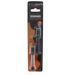 Biosynex - Superwhite 2 recharges pour brosse à dents sonique NOIR