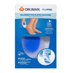 Feetpad talonnettes plates silicone insert central T2