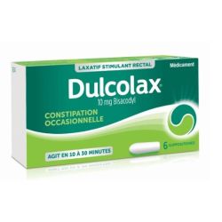 Dulcolax suppositoires 10 mg (6 unités) pour constipation occasionnelle