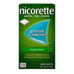 Nicorette gommes à mâcher menthe fraîche (2 mg)