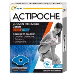Actipoche coussin thermique genou microbille