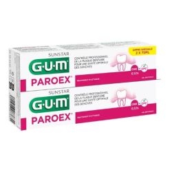 Dentifrice Paroex traitement d'attaque 2x75ml