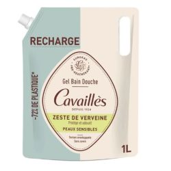 Rogé Cavaillès - RECHARGE gel bain douche zeste de verveine 1L