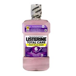 Listerine bain de bouche total care plus léger (500 ml)