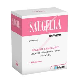 Saugella Poligyn lingettes intimes (10 unités) pour l'hygiène féminine