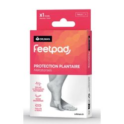 Feetpad protection plantaire métatarses x1 paire taille 1