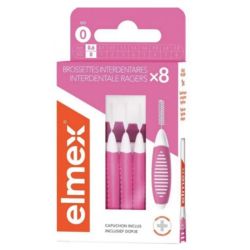 Elmex brossettes interdentaires ISO 0 (0,6 mm) x8 rose