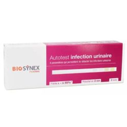 Biosynex - Autotest test infection urinaire boite de 3