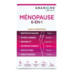 Granions - Ménopause 6-en-1 sans hormones x60 comprimés