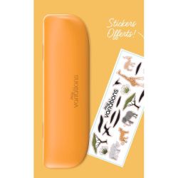 Etui de transport myvariations enfant ORANGE + Stickers offert !
