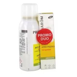 Pranarom spray corporel anti-moustiques bio (75 ml) & gel apaisant bio (15 ml)