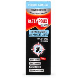 BastaPOUX Expert - Lotion traitante anti-poux & lentes 200ml FORMAT FAMILIAL