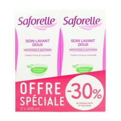 Saforelle soin lavant intime et corporel bardane (2 x 500 ml)