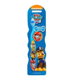 Brosse à dents Pat patrouille bleu avec capuchon
