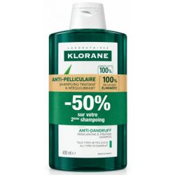Klorane - Duo shampoing traitant & reéquilibrant 400ml x2