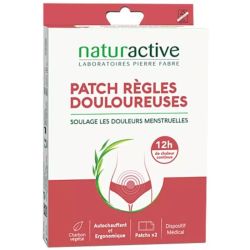Patch règles douloureuses autochauffant et ergonomique x2