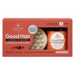 Lashilé Beauty - Good Hair CHEVEUX SUBLIMES 3 mois  + brosse massante OFFERTE