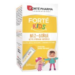 Forte kids nez-gorge x10 sticks goût framboise