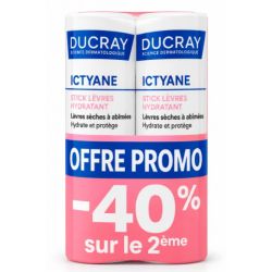 Ictyane stick lèvres hydratant offre duo 2x4g