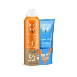 Vichy - Brume hydratante invisble spf50+ / Lait apaisant après-soleil 100 ml OFFERT