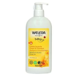 Weleda crème lavante corps et cheveux au calendula (400 ml)