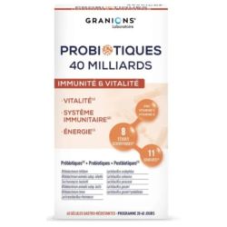 Granions - Probiotiques 40 milliards Immunité & vitalité programme 20-40 jours ( 40 gélules )