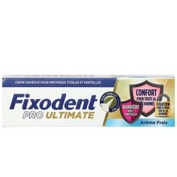 Ultimate crème adhésive Fraîcheur pour prothèses partielles et totales 40g