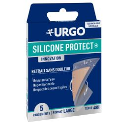 Pansement silicone protect + format large x5