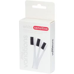 My Variations - White Sensitive 3 têtes de brosse gencives sensibles